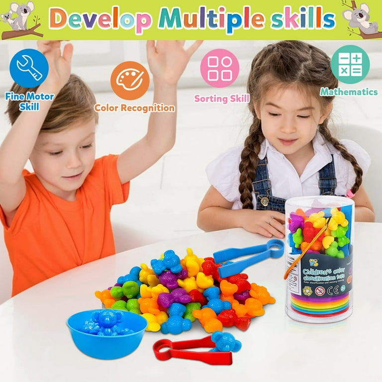 Qenwkxz 56pcs Educational Toys for Toddlers Age 12 months 1 2 3 4