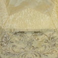 thumbnail image 2 of Kurt Adler 50-inch Gold and Ivory Sequin Tree skirt, 2 of 3