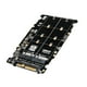thumbnail image 4 of 2Pcs M.2 SSD SSD A U.2 SFF-8639 Adaptador Convertidor De Tarjeta Para PC, 4 of 9