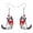 Gray, variant on Acrylic Christmas Red Bow Tie Cute Cat Earrings Dangle Jewelry Charms For Women Animals Lovers Gifts