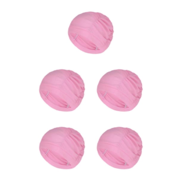 Gorro de baño Greeniant ajustable transpirable color rosa