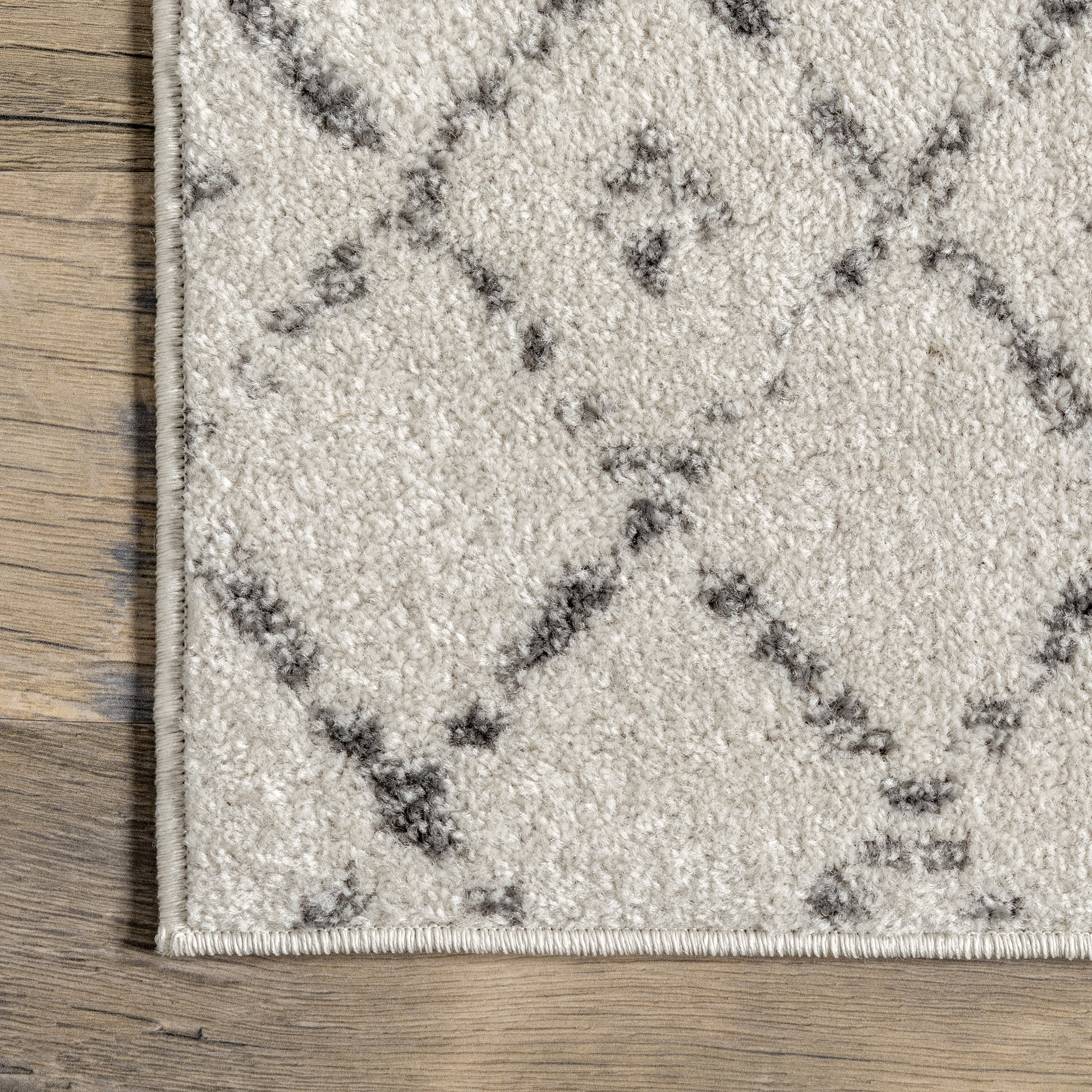 nuLOOM Moroccan Blythe Runner Rug, 2' 8" x 20', Gray