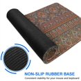 thumbnail image 6 of Long Mouse Pads for Desk,Orange Boho Ethnic Paisley Pattern Desk Mats on Top Of Desks, Desk Mouse Pad Extra Large with 3mm Non-Slip Base and Stitched Edge for Gaming,Office,Work,Home 35.4"x15.7", 6 of 6