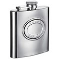 thumbnail image 1 of 5 Stars 6oz Stainless Steel Hip Flask, 1 of 1