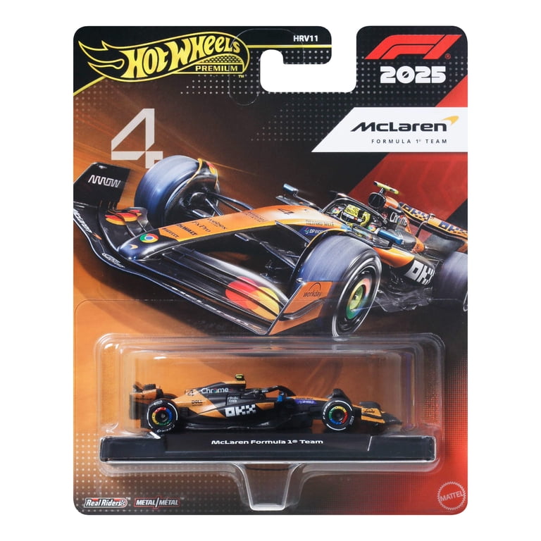 Hot Wheels 1:64 Scale Premium Die-Cast Formula 1 Collectible Toy