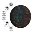 thumbnail image 4 of Kdxio Spare Tire Cover for RV Trailer, Waterproof Wheel Cover,Camper Spare Tire Cover Fit for Rv SUV Truck Travel Trailer -Gamepad Joystick Game, 4 of 8