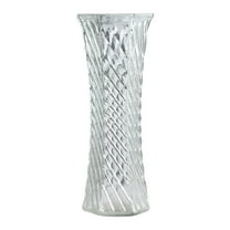 Kraoden Large Hexagon Glass Vase for Modern Home Decor, Decorative Flower Arrangement Centerpiece for Living Room, Dining Table, Wedding Decor, Stylish Glass Vase