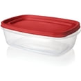 thumbnail image 4 of Rubbermaid EasyFindLids Food Storage Container, 2 L (8.5 Cup), Racer Red, 1 Pack, 4 of 4