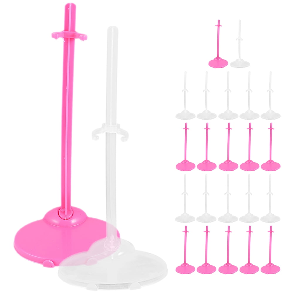 24 Pcs Supports pour Poupées Petites Figurines, Présentoirs, Petits Supports pour Poupées pour Boutique