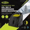 thumbnail image 2 of Sportube Traveler Boot Bag, 45L Ski & Snowboard Gear Backpack for Travel, Citrus, 2 of 8