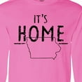 thumbnail image 4 of Inktastic It's Home State of Iowa Outline Distressed Text Long Sleeve T-Shirt, 4 of 5