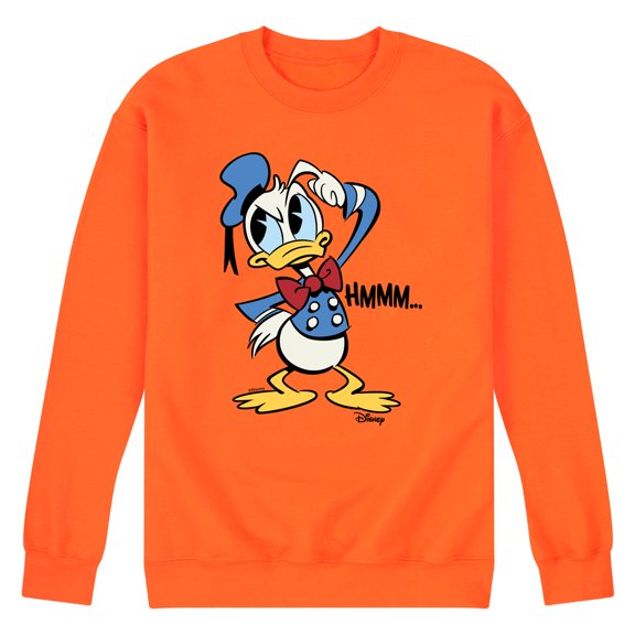 Disney - Donald Duck - HMMM... - Men's Crew Neck Fleece Pullover