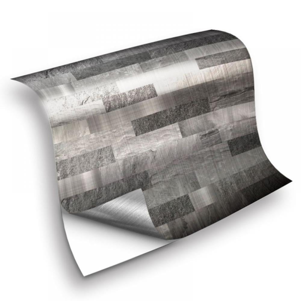 25-Sheet Self Adhesive Backsplash, Marble Design 3D Wall Panels, Kitchen Backsplash Bathroom Wall Tile (Gray,20*20cm)