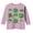 1-Pink240, variant on WOYY Toddler Girls St. Patrick's Day Long Sleeve T-Shirt Clover Graphic T Shirt, Sizes 3-13