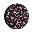 thumbnail image 1 of Vsdgher Breast Cancer Awareness (2) for Spare Tire Cover, Tire Wheel Protector Wheel Cover Fit for Truck,Trailer,RV,SUV,Camper and Most Vehicle-15 inch, 1 of 6