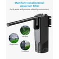 thumbnail image 2 of Aquarium Internal Filter, Submersible Power Filter with Multiple Function for Fish Tanks, 2 of 8