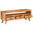 thumbnail image 2 of vidaXL TV Stand 43.3"x11.8"x15.7" Solid Wood Acacia, 2 of 7