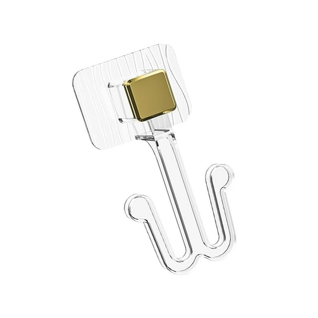 Organizador de zapatillas de baño, adhesivo autoadhesivo para pared, para desagüe. claro