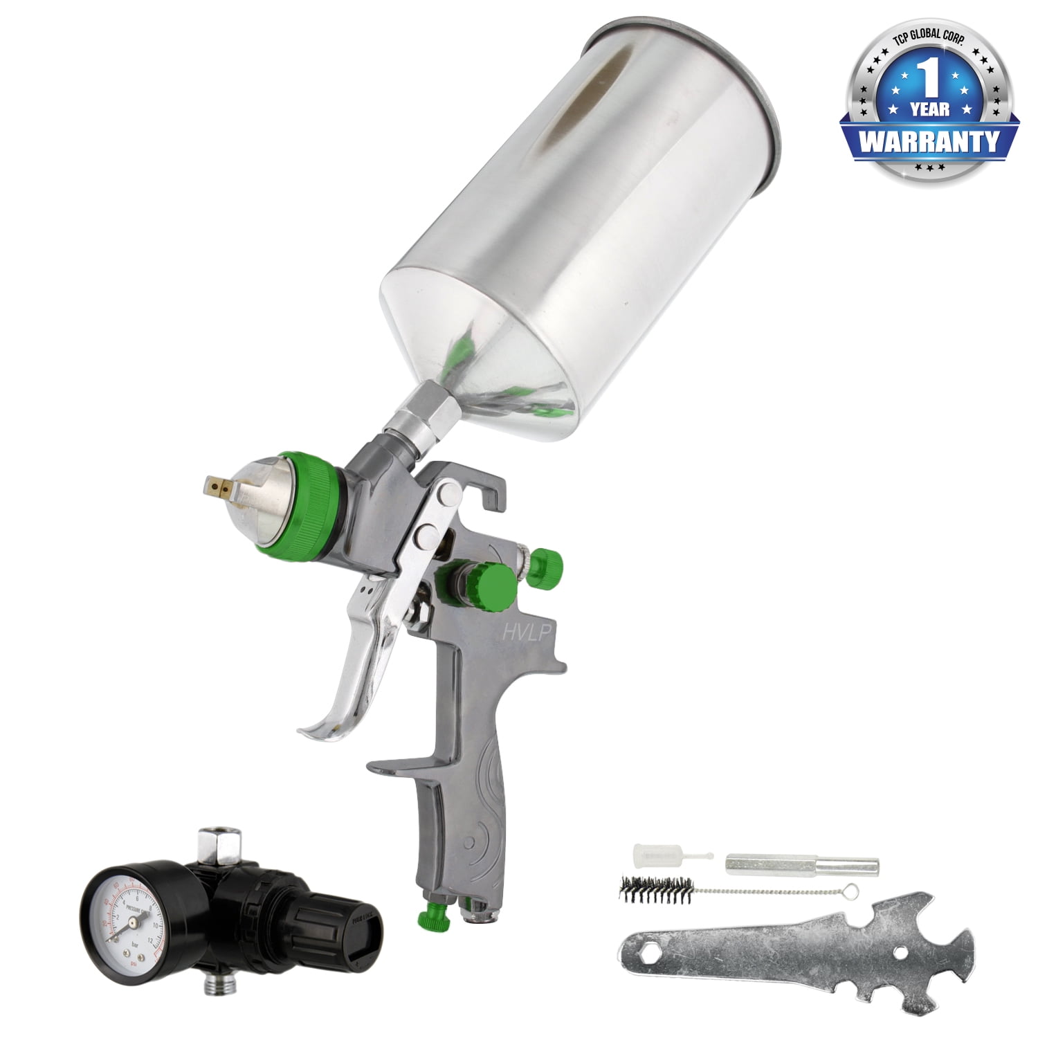 TCP Global® Brand Professional Hvlp Primer Spray GUN with 2.0 Nozzle