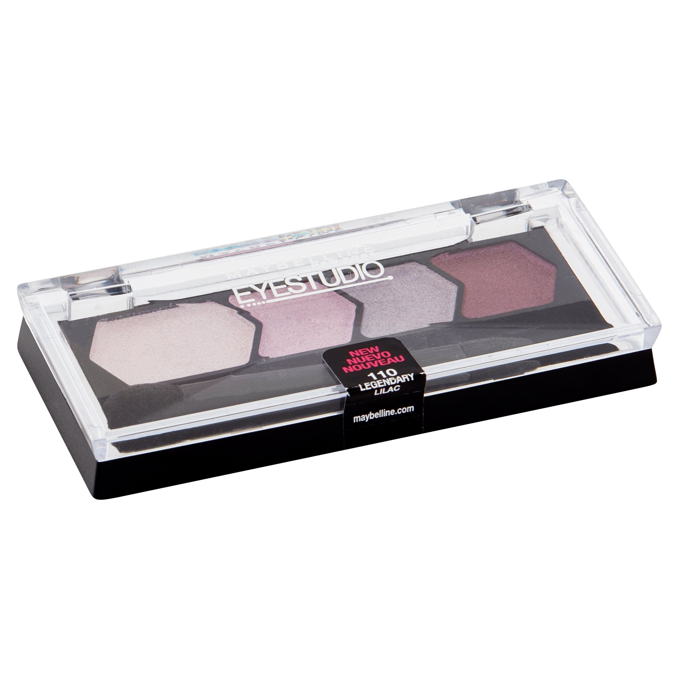 Maybelline New York Eye Studio Color Plush Silk Eyeshadow, Legendary Lilac 110, 0.09 Oz