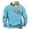 Light Blue, variant on successthop Mens Christmas Sweatshirts Graphic Quarter Zip Long Sleeve Top Pullover Sweaters with Pocket Clothes 2XL