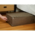 thumbnail image 5 of Covermates Keepsakes - Underbed Storage Bag - ID Window - Reinforced Handles - Indoor Storage, Brown Heather, 5 of 5