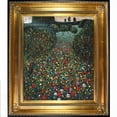 thumbnail image 2 of Tori Home Field of Poppies by Gustav Klimt Framed Painting, 2 of 5