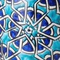 thumbnail image 4 of Large Blue Mosaic Ceramic Bowl Candle, 4 of 4