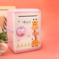 thumbnail image 3 of Novedad Cajero Automático Alcancía Juguete Educativo Lindo Regalos Jirafa CUTICAT Cajero Automático Caja de Ahorros, 3 of 6
