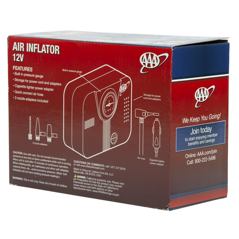 Lifeline AAA 300 PSI 12 Volt DC Air Compressor - Walmart.com