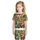 thumbnail image 5 of Balery Happy Fall Y'All Conjunto de Pijama Infantil de Manga Corta con Estampado – Ropa de Dormir de Algodón Suave-Small, 5 of 5