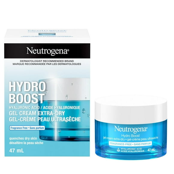 Neutrogena Hydro Boost Facial Gel Cream for Extra Dry Skin - Hyaluronic Acid to Hydrate Skin, Gel Moisturizer