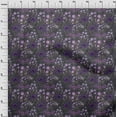 thumbnail image 4 of oneOone Cotton Cambric Purple Fabric Floral Retro Sewing Craft Projects Fabric Prints By Yard 56 Inch Wide, 4 of 5