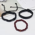 thumbnail image 3 of Pulseras para mujer, regalos para mujeres y hombres, pulsera de cuero tejida vintage, juego de pulseras de cuero de aleación, joyería de pulsera, 3 of 3