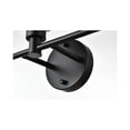 thumbnail image 5 of Living District Cordelia 5-Light Iron/Glass Bath Sconce in Black/Frosted White, 5 of 5