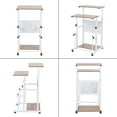 thumbnail image 3 of SDADI L1010WFLT Adjustable Height Mobile Standing Office Computer Desk, 3 of 7