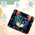 thumbnail image 3 of Cat Square 8.3x9.8 Inch Non-Slip Rubber Bottom Printed Mouse Pad, Gaming Mousepad for Office and Gaming, 3 of 6