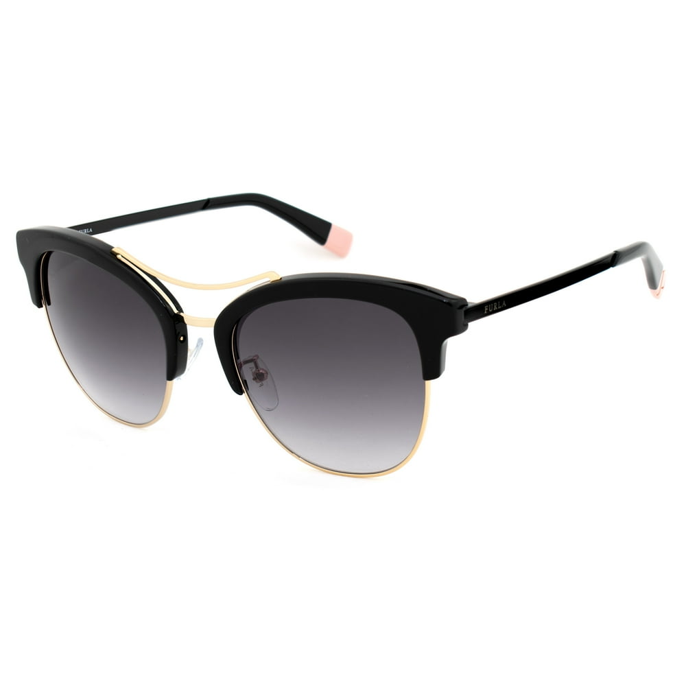 Furla Sunglasses Polarized Fashion Sun Glasses Furla Negro Dorado Woman Sfu138 0700 6439