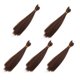 thumbnail image 4 of Modas de muñecas de moda de 5 piezas de moda hermosas pelucas de cabello de muñeca pelucas de cabello de muñeca Cañas de muñecas de bricolaje, 4 of 5
