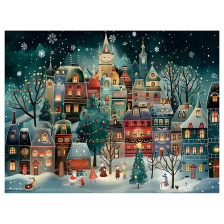 Christmas wooden Jigsaw Puzzles , magic puzzle, family games, toys, decorations, paintings, home decor, New Year gifts