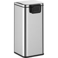 thumbnail image 3 of GOGRANT 8 Gallon Step Trash Can, Square Fingerprint-Proof Garage Can with Soft-Close Lid for Kitchen, with Removable Inner Bucket, 30-Liter, 3 of 7