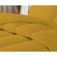 thumbnail image 3 of 600 Thread Count Egyptian Cotton Comforter – Straight Line Design, 300 GSM Fill, Single Piece - Alaskan King Size ( 120" x 132" ) Inches, 1pc Comforter Only, (Gold), 3 of 4