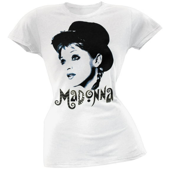 Madonna Women's Juniors Mime Short Sleeve T Shirt