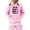 AB291 Pink, variant on Tisuna Hoodies For Boys Child Classic Long Sleeve Hoodie With Kangaroo Pocket Teen And Youth Letter Print Activewear Pullovers Size 3-4 Years