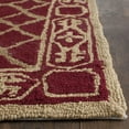 thumbnail image 6 of SAFAVIEH Easy Care Braiden Trellis Area Rug, Maroon/Gold, 8' x 10', 6 of 9