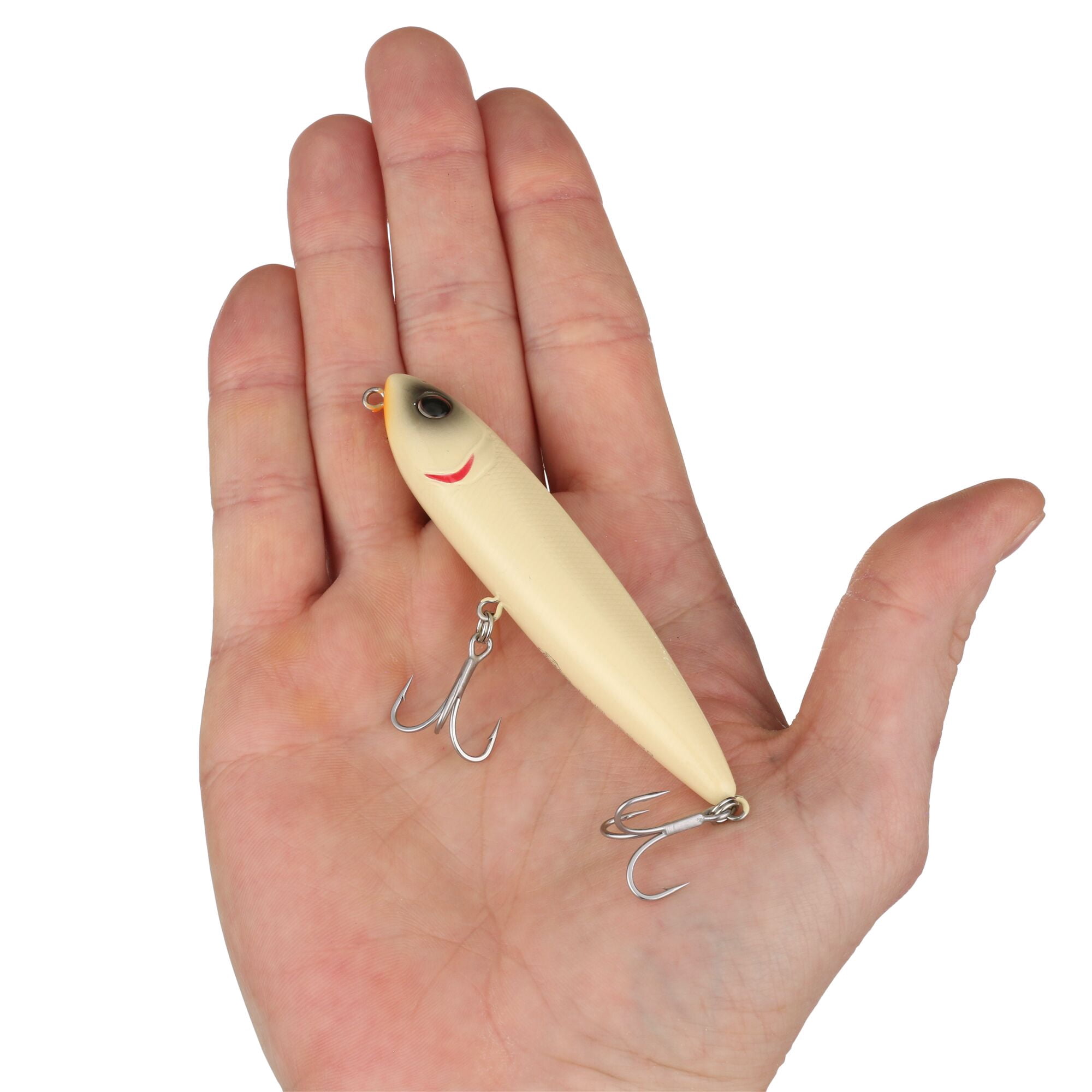 Berkley J-Walker 90 Saltwater, 3.5 in, Topwater Baits, Bone (1 Count)
