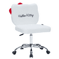 thumbnail image 2 of Impressions Vanity Hello Kitty Teddy Swivel Vanity Chair, Desk Chair with Adjustable Height (White), 2 of 9