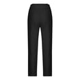 thumbnail image 4 of JINMGG Summer Fall Womens Pants Plus Size Clearance Fashion Women Plus Size Casual Solid Elastic Waist Pocket Loose Pants, 4 of 8