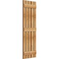 thumbnail image 2 of 18 7/8"W x 57"H TimberCraft Five 3 3/8" Boards Spaced Board-n-Batten Shutters, Rough Sawn Western Red Cedar (Per Pair), 2 of 13