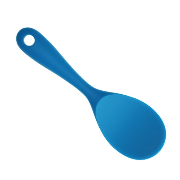 Mezclador A Prueba De Calor De La De Del Del Silicón De La Categoría Alimenticia No Del Palillo Azul BLESIY Cuchara de arroz de silicona